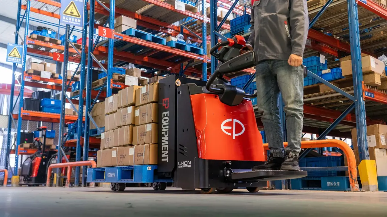 Transpalette électrique autoporté — Plateforme RPL201 — vue 6